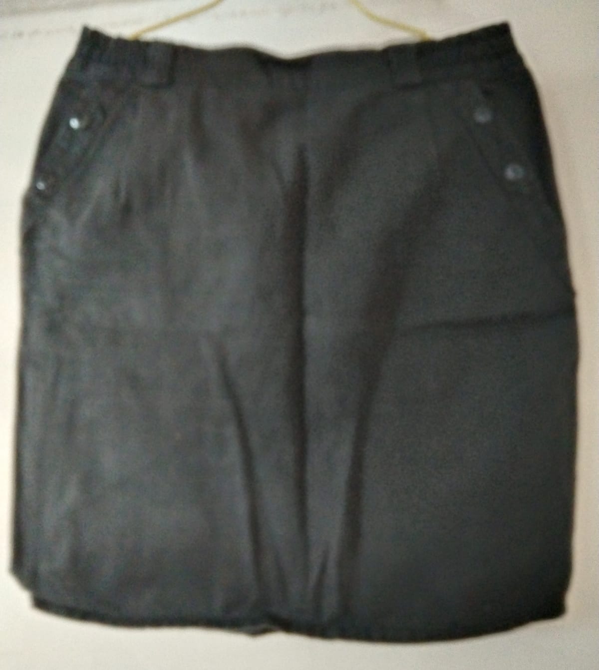 Classic Black High-Waisted Skirt