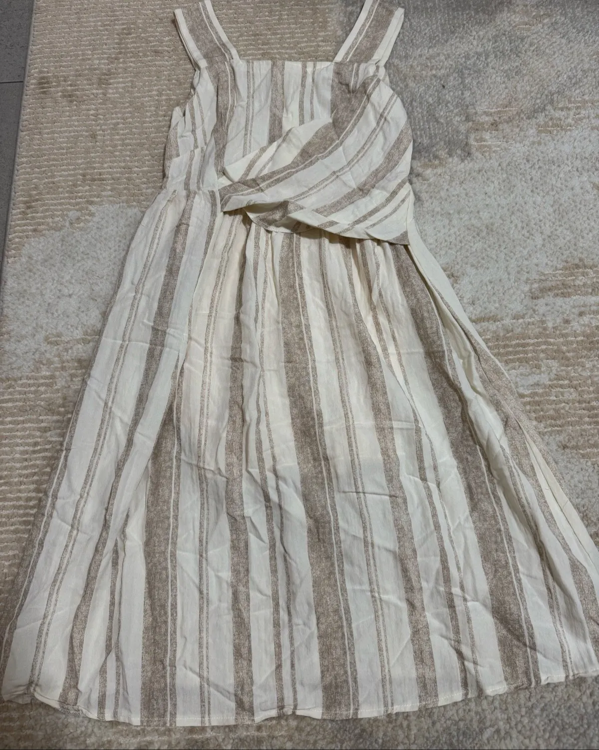 Chic Striped Sleeveless Dress