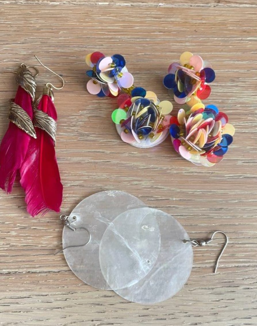 Quirky Statement Earring Trio