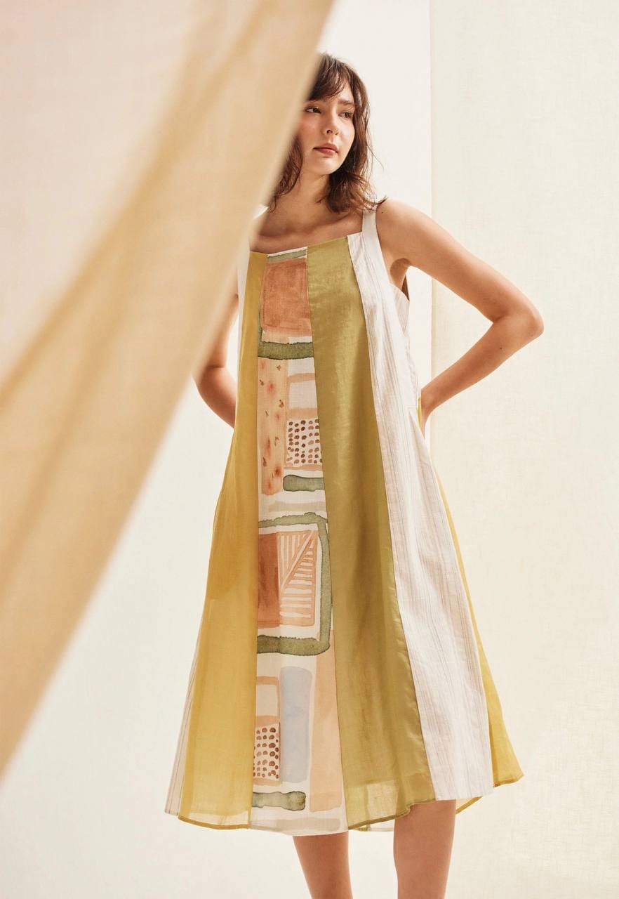 Our Second Nature OSN Heirloom Ribbon Dress