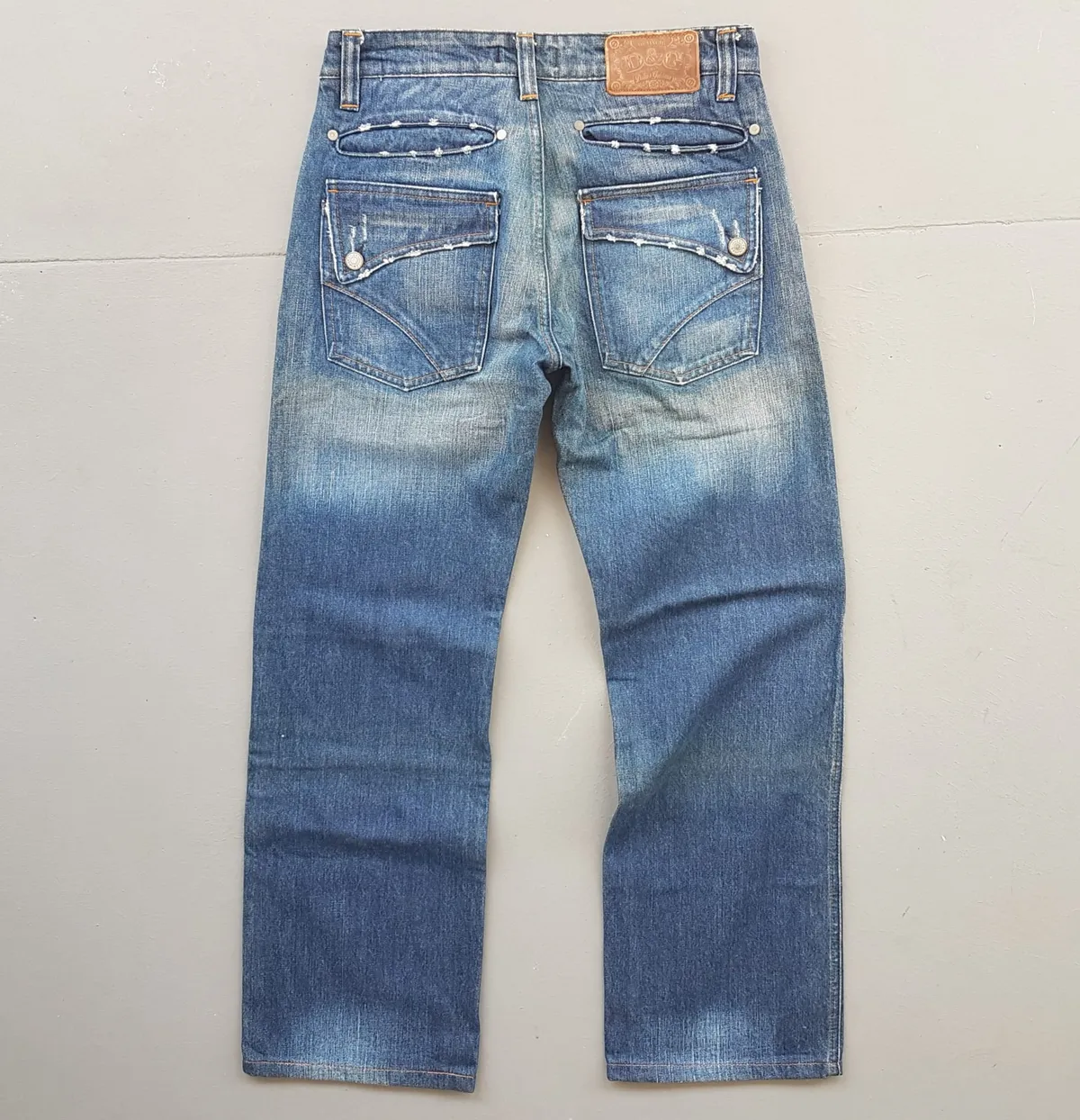 Dolce & Gabbana Retro DOLCE & GABBANA Denim Jeans, Cool Bootcut Flare Jeans, Size 29 D&G Bottoms, Double Front & Back Pockets, ITALIAN Designer Wear, Sophistication, Nostalgic Appeal, Vintage Pants, Timeless Classic, Luxury Living, Pop Culture, Cult Street Fashion - Photo 2