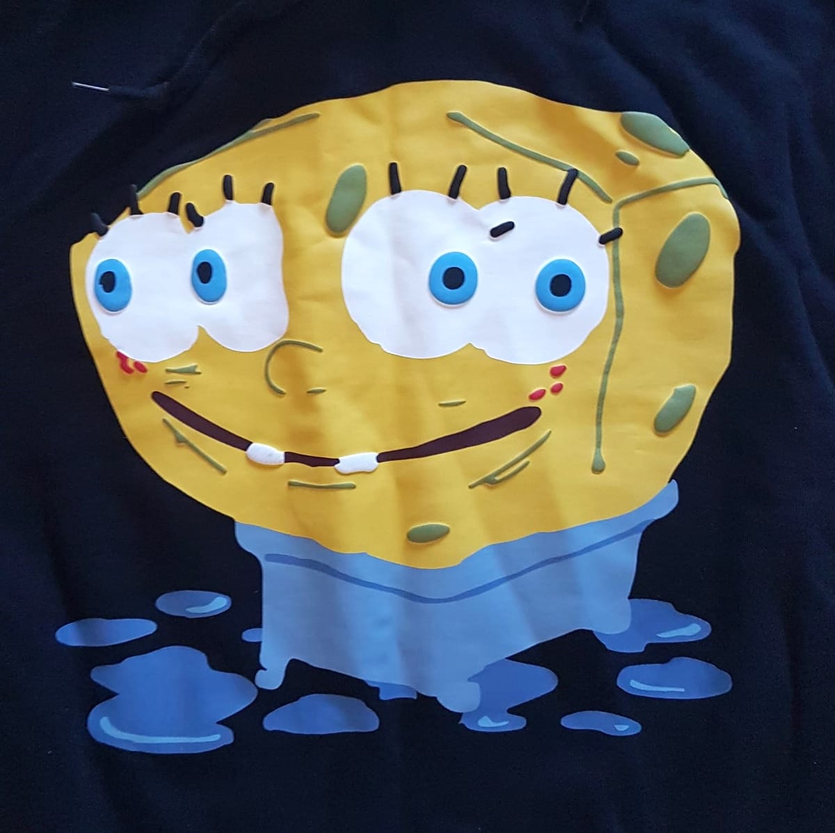 Uniqlo Original UNIQLO SpongeBob SquarePants Hoody Pullover, Black Sweater, Cosmopolitan, Hooded Jumper, Cool Outerwear, Sleek Designer Hoodie, Warm Jacket, Cactus Plant Flea Market Model, Sophistication, Streetwise, Timeless Appeal, Urban Style, Pop Culture - Photo 5