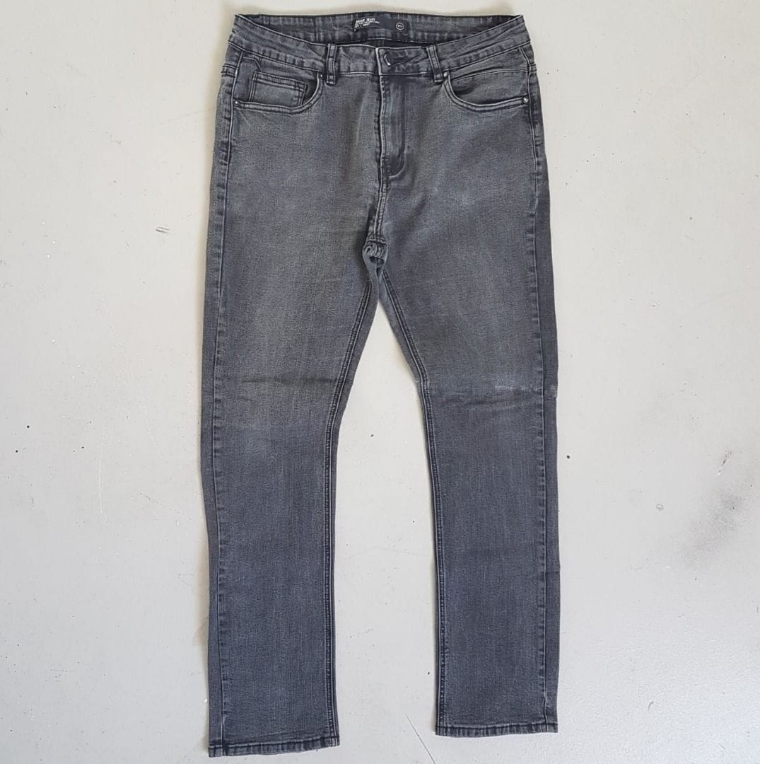 Chic Black Stretchable Garage Denim Jeans (W33) - Photo 2
