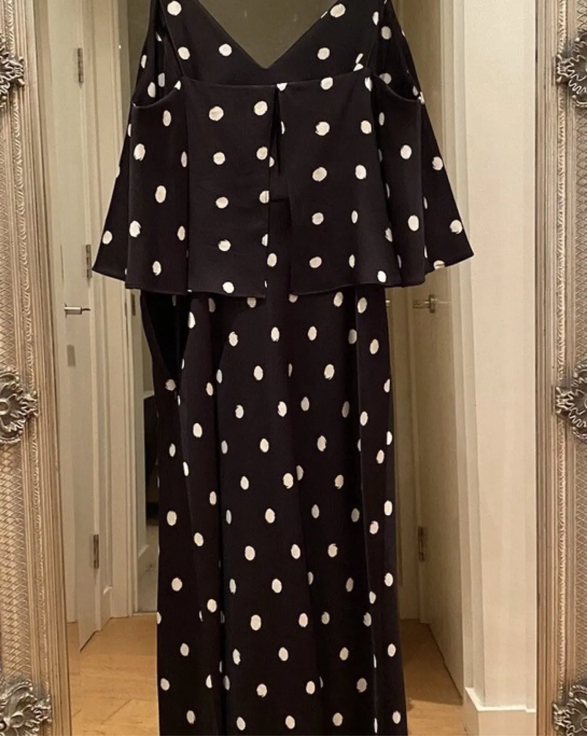 Shona Joy Shona Joy Polka Dot Bias Cut midi Dress — UK 10 - Photo 5