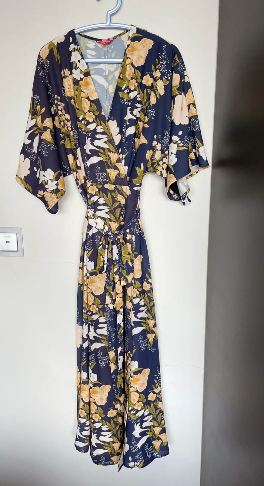 Floral Wrap Maxi Dress