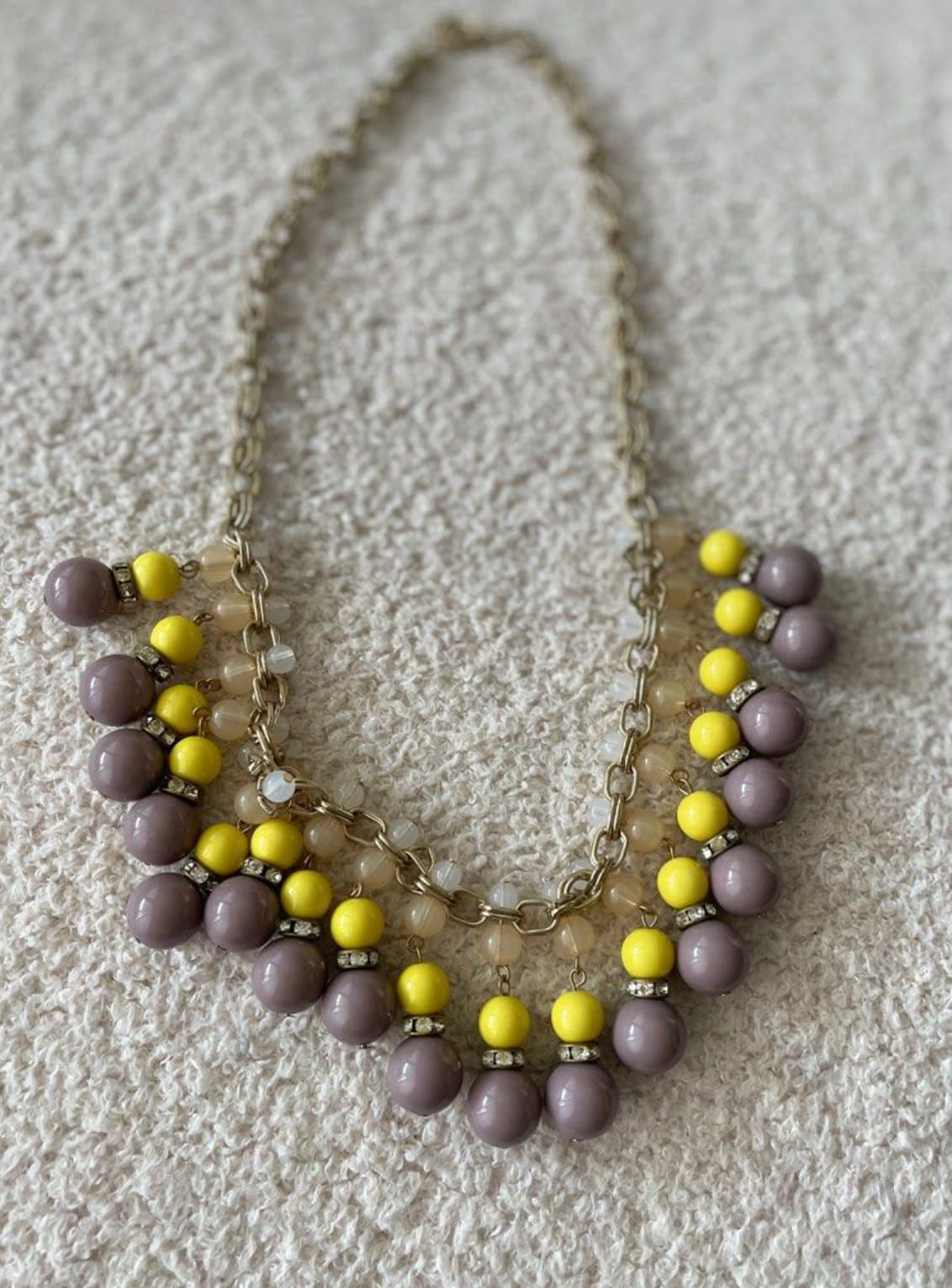 Bold Beaded Statement Necklace