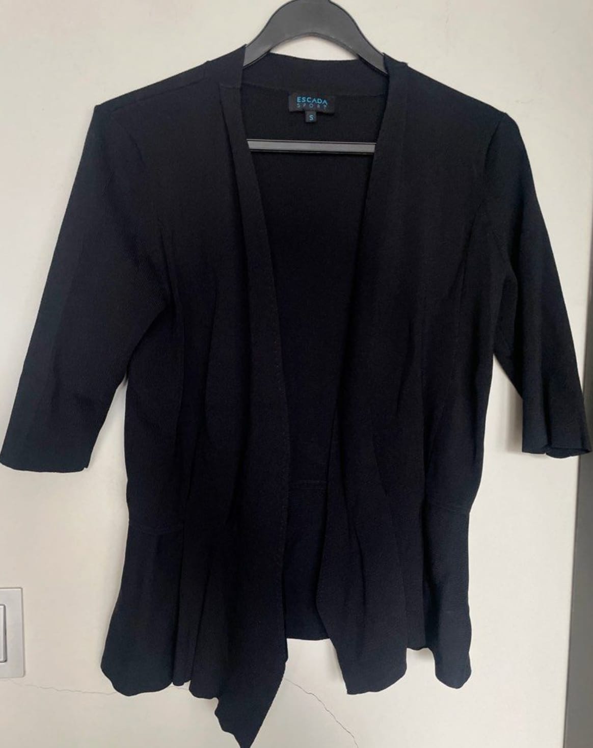 Chic Black Escada Studio Cardigan
