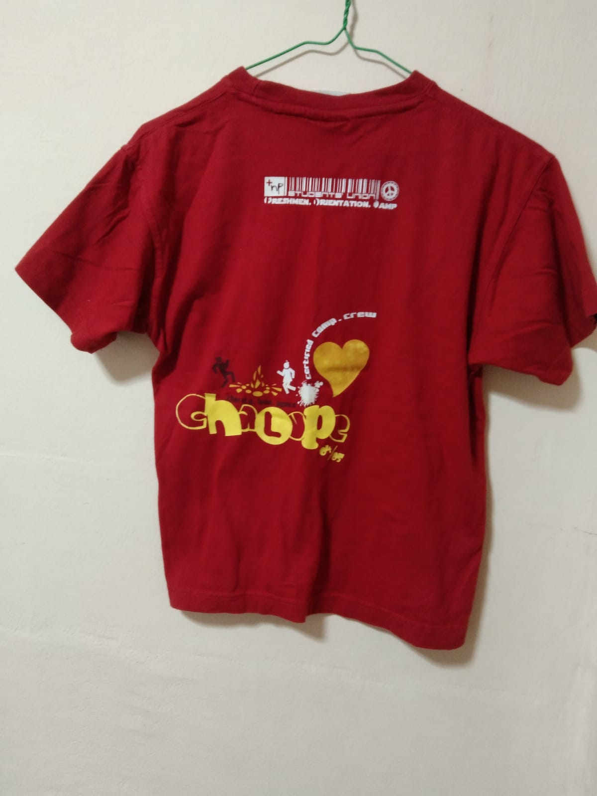 Graphic Red Tee with Fun Design