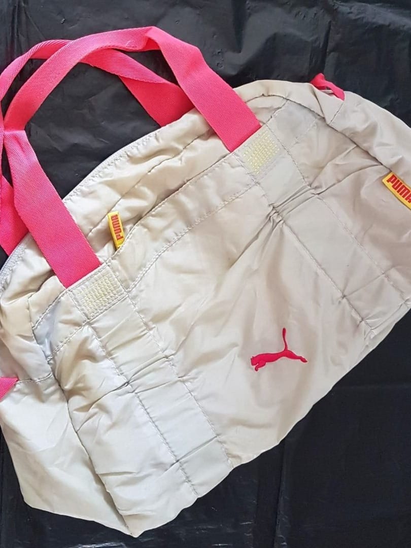 PUMA Sporty Tote Bag w/ Pink Handles - Gym Vibes! - Photo 2