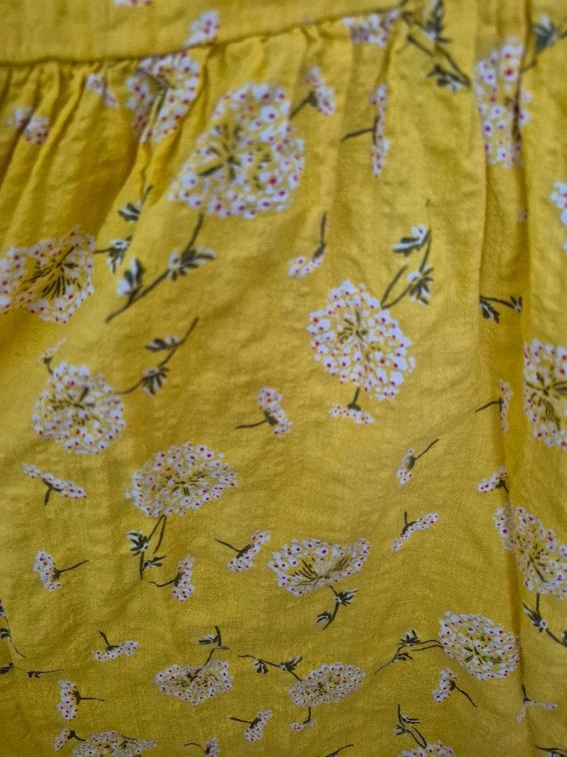 QED London Sunny Vibes QED London Yellow Floral Dress - UK 8 - Photo 4