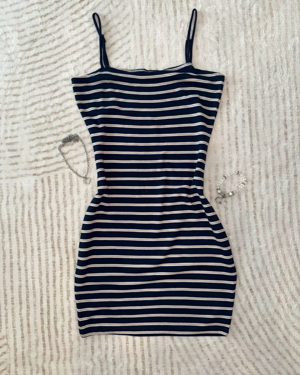 Chic Striped Bodycon Dress