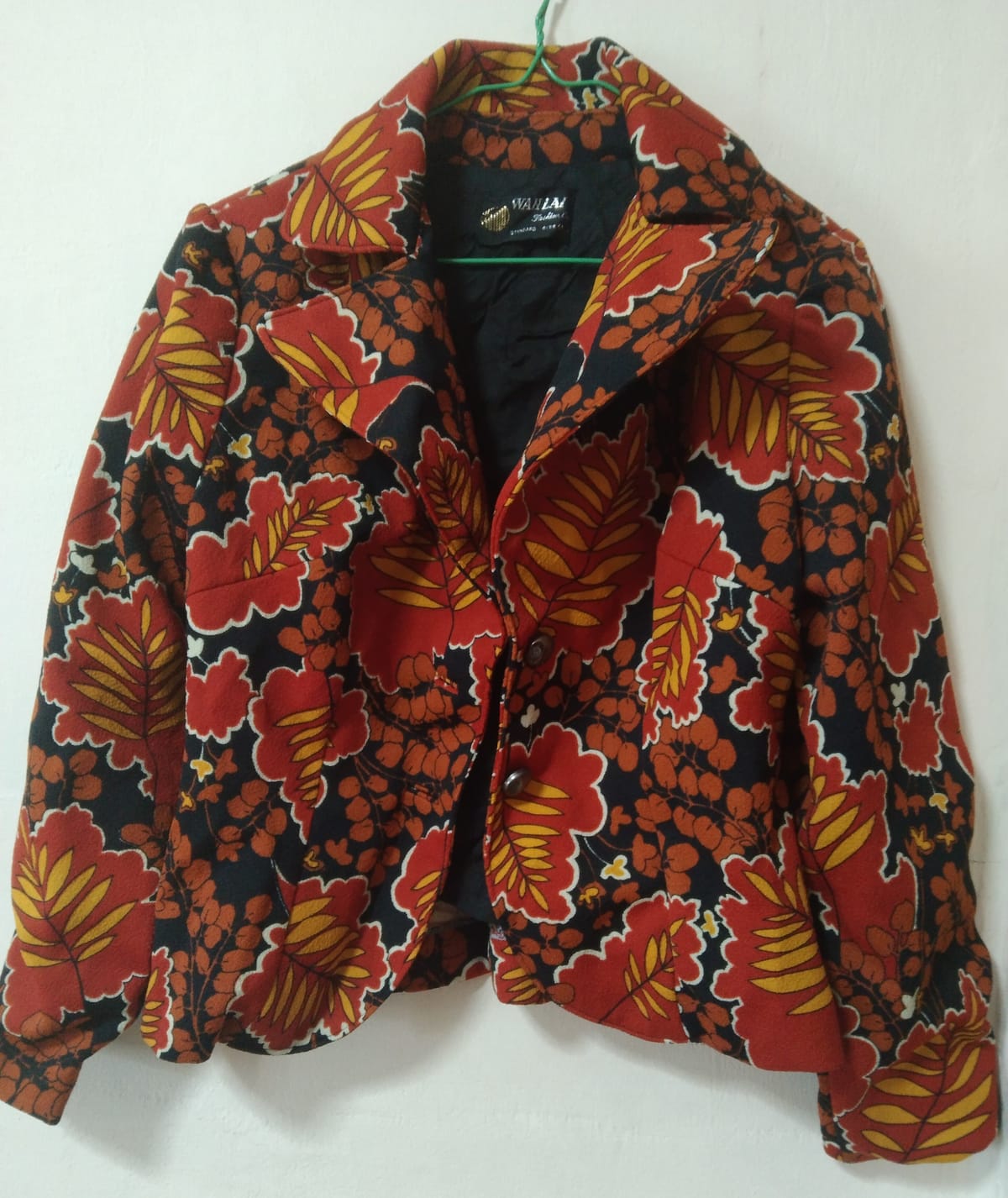 Bold Floral Batik Blazer
