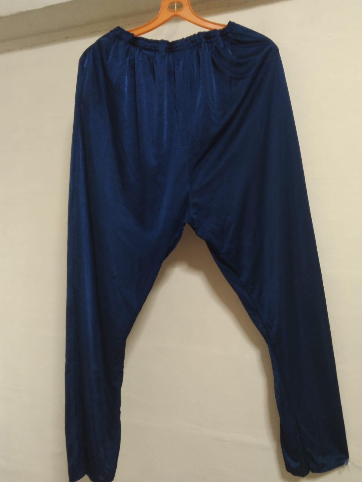 Comfy Royal Blue Velvet Harem Pants