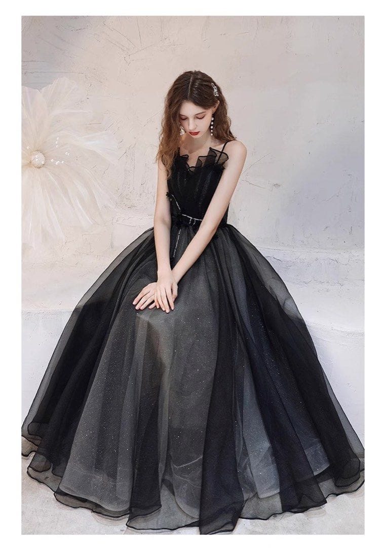 Dinner Dress, Simple and Elegant, Slimming, Black, Women's Style - Photo 2