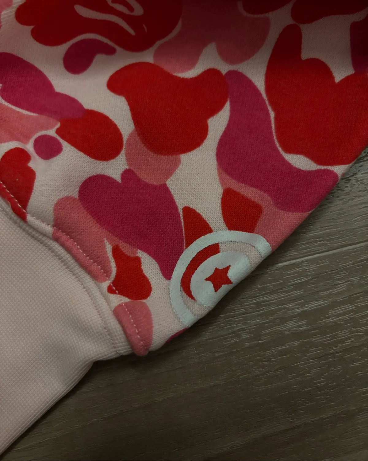 A Bathing Ape BAPE ABC Pink Camo Shark Full Zip hoodie (classic single hood) - Photo 8