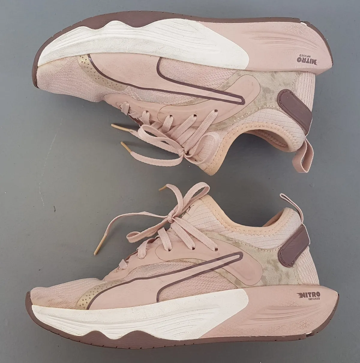 Puma Original PUMA Power XX Nitro Trainers, Designer Sneakers, US 6, UK 3.5, EUR 36, CM 22.5, Rose Quartz & Dusty Plum Model, Running Shoes, Cosmopolitan, Timeless Appeal, Urban Style, Sophistication, Streetwise, Pop Culture, Roadster, Cult Street Fashion - Photo 9