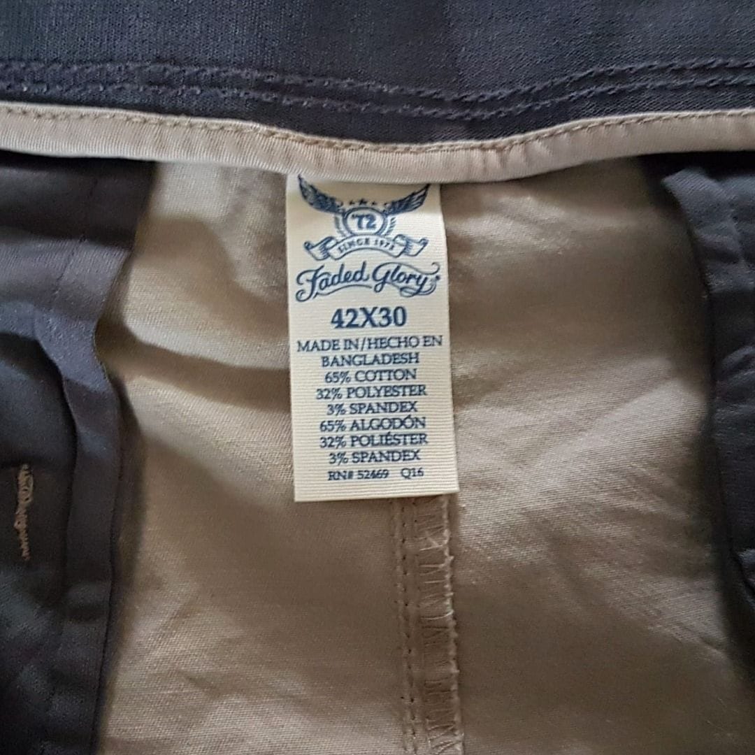 Faded Glory Khaki Pants - Chill Retro Vibes - Photo 3