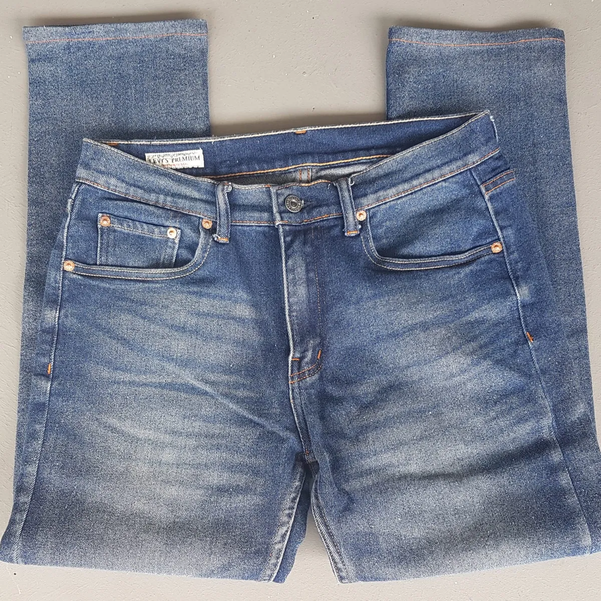 Levi's Original Levi’s Strauss Denim Jeans, Levi’s Soft Denim 505 Model, Red Tab, W31 L32, Cool Bottoms, Cosmopolitan, Stretchable, Retro Pants, Timeless Classic, American Jeans, Sleek Design, Sophistication, Pop Culture, Hip Hop, Rock Star, Cult Street Fashion - Photo 4