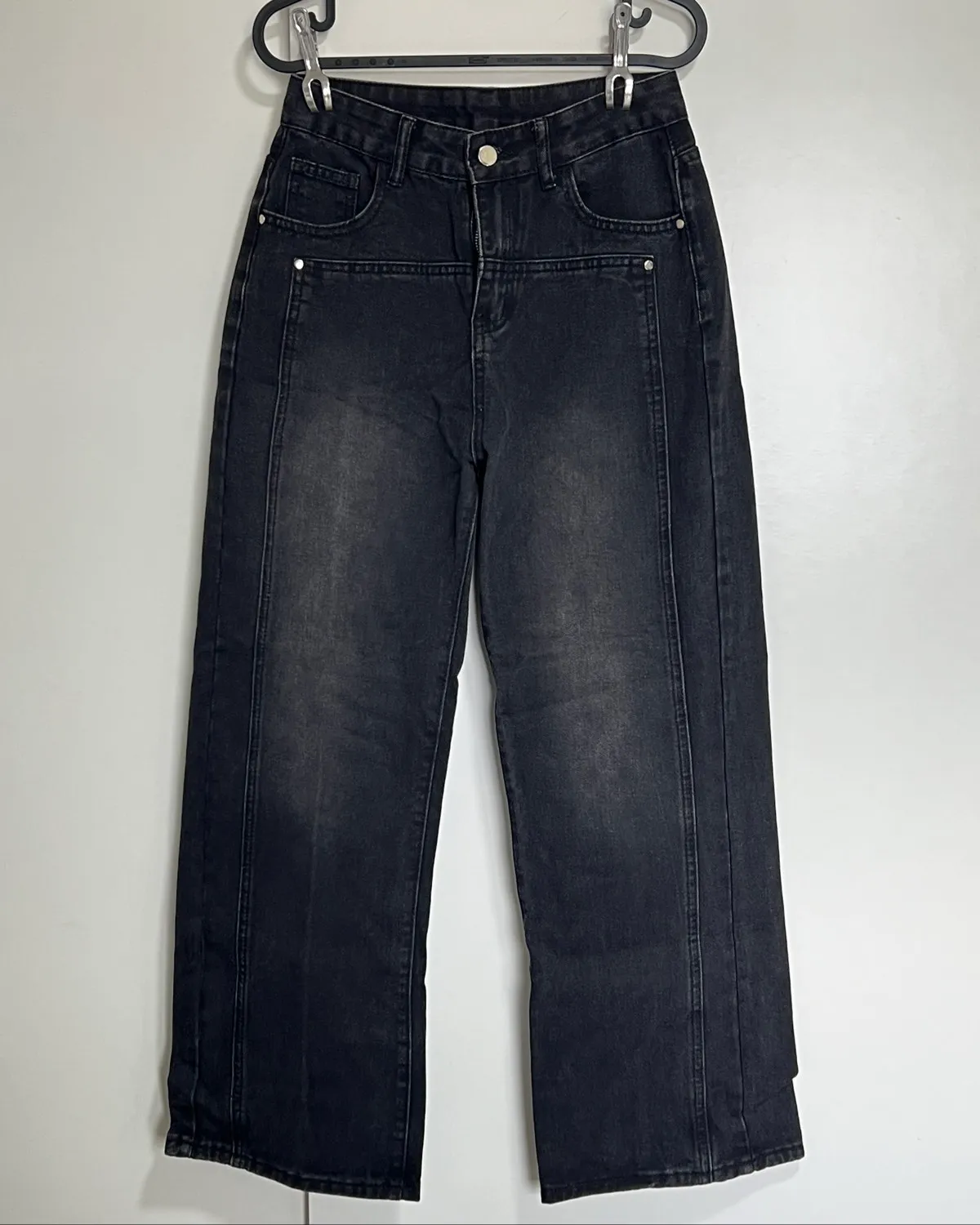 Grey Wash Jeans - Photo 2