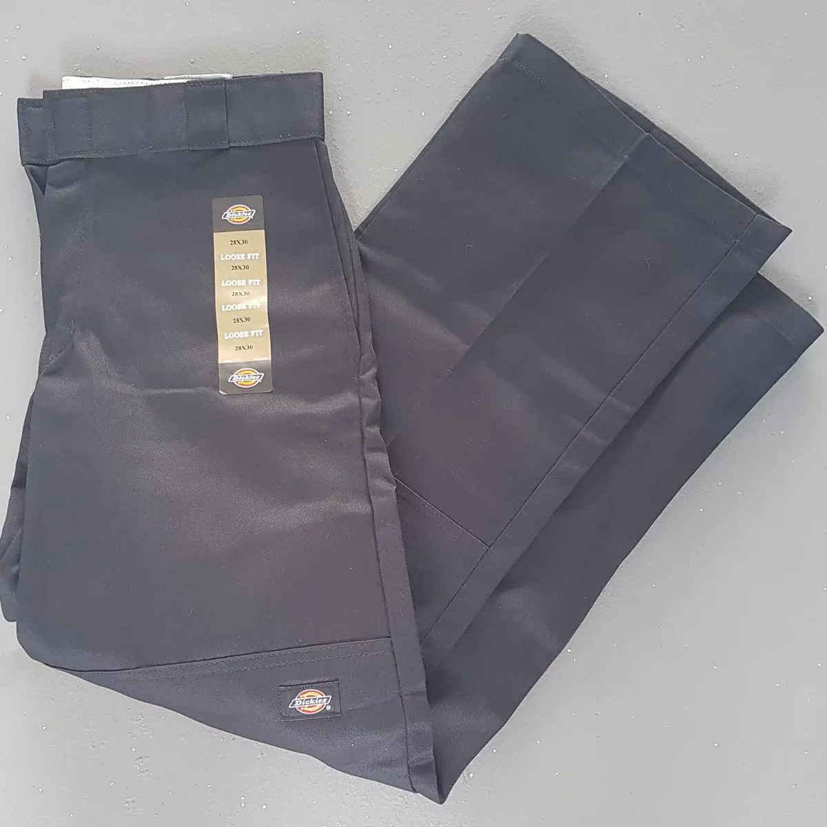Dickies Brand New Condition with Tag, Original DICKIES Black Pants, 28 x 30, Work Pants, Loose Fit Trousers, Cool Casual Bottoms, Double Knee Twill, Cosmopolitan, Durable Materials, Reinforced Construction, All-Day Comfort, Everyday Fashion - Photo 2
