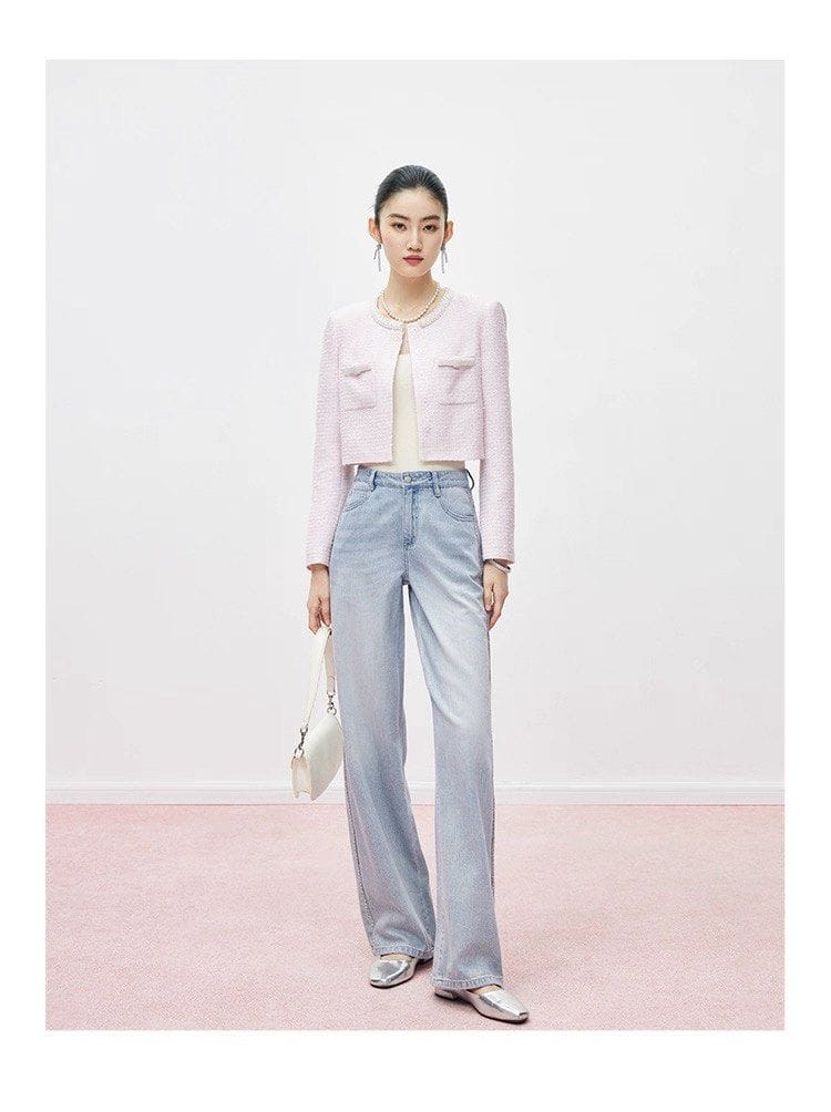 MandyZhang Elegant pink jacket-dress combo for chic vibes - Photo 4