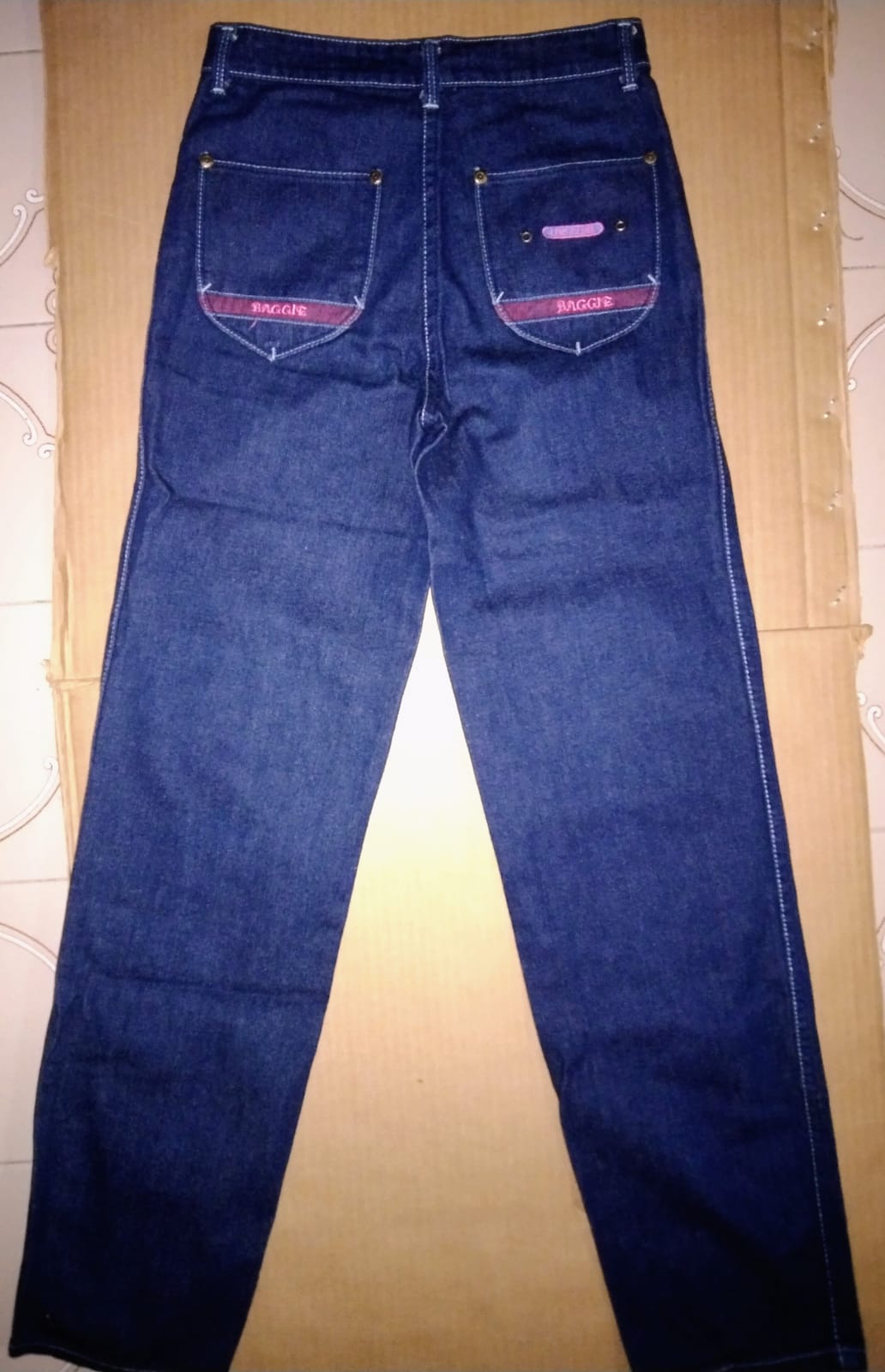 Baggy Dark Blue Denim Jeans