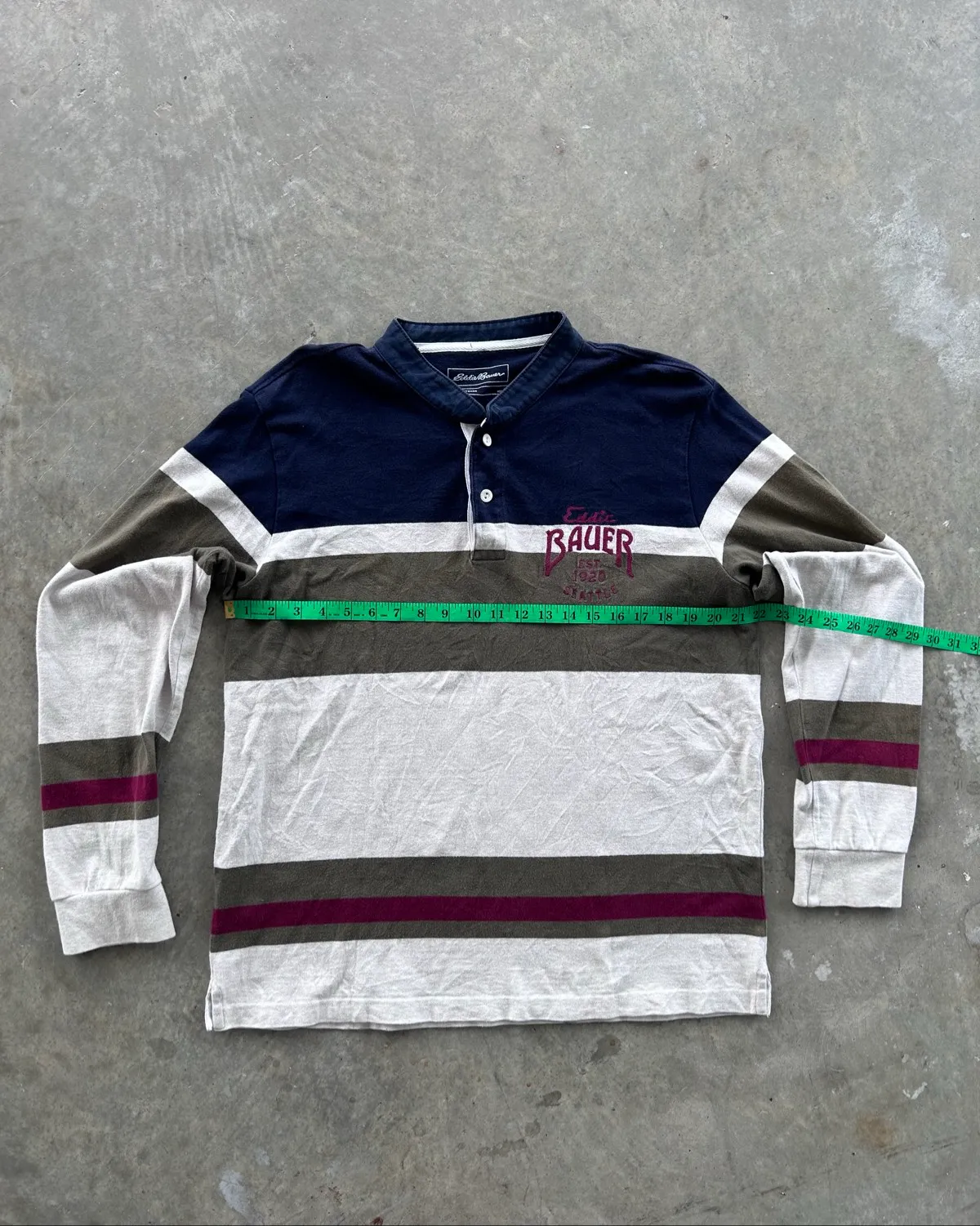 Eddie Bauer Eddie Bauer Retro Striped Rugby Polo - Photo 6