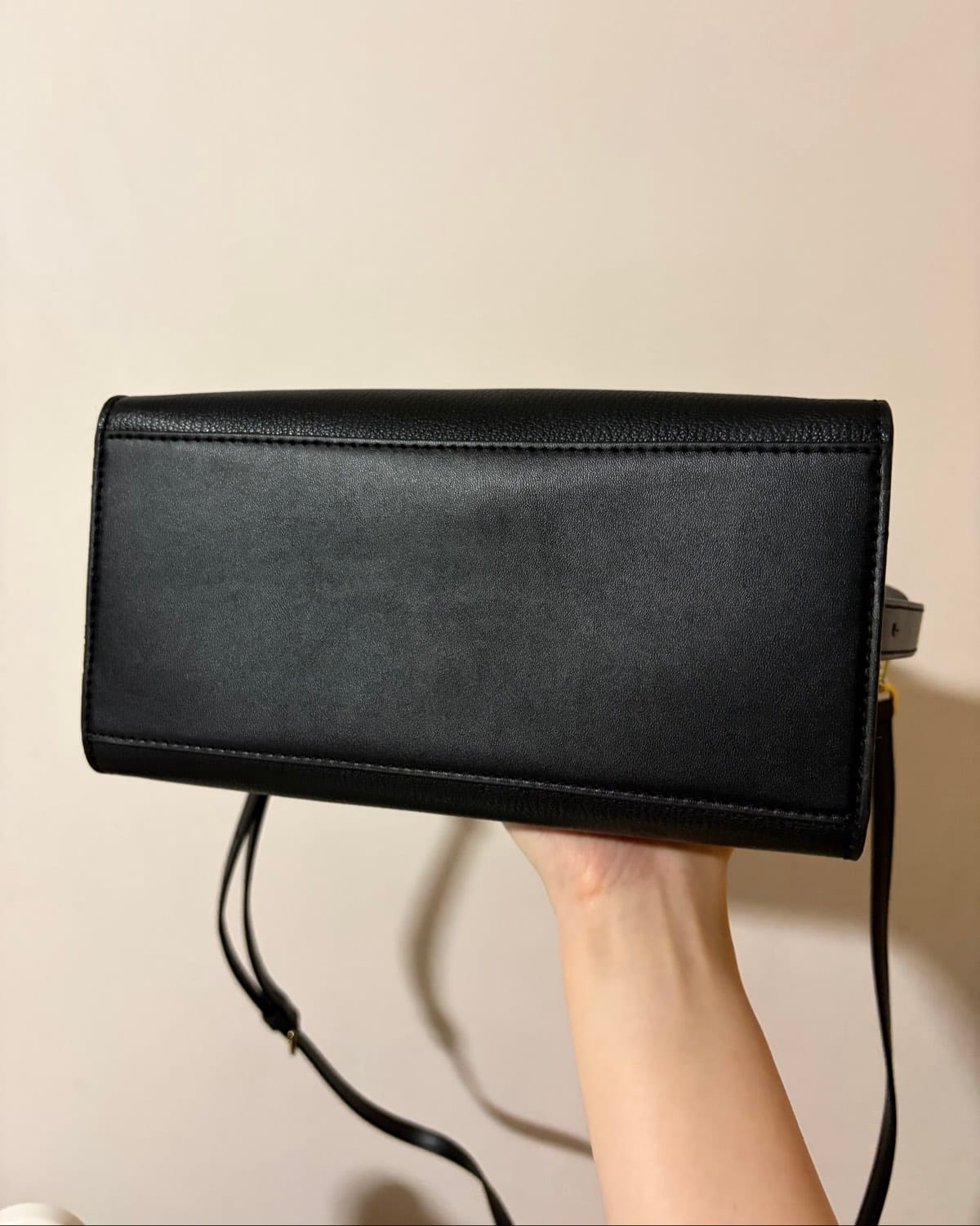 Michael Kors Michael Kors Avril Small Leather Top Zip Satchel - Black - Photo 5