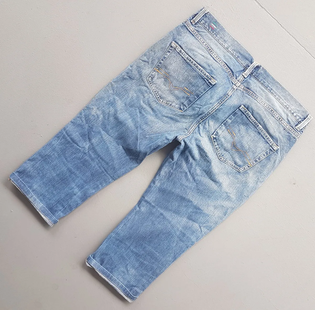 DIESEL Vintage Diesel Industry Denim Jeans, Original DIESEL Denim Shorts, Made in ITALY, Retro Selvedge Design, Cool W31 Bottoms, Cosmopolitan, Sophistication, Nostalgic Apparels, Timeless Appeal, Pop Culture, Hip Hop, Rock Star, Cult Street Fashion - Photo 7