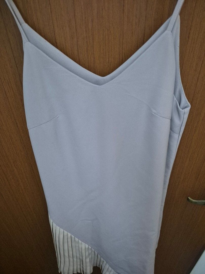 Love Bonito Love, Bonito Pleated Dress (XS) - Soft Grey Chic - Photo 4