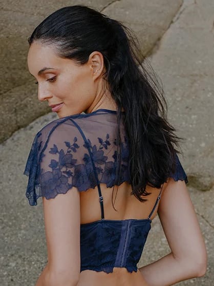 Perk By Kate PERK BY KATE Lapis Blue Imagine Balconette Corset (Medium PLUS) - Photo 2