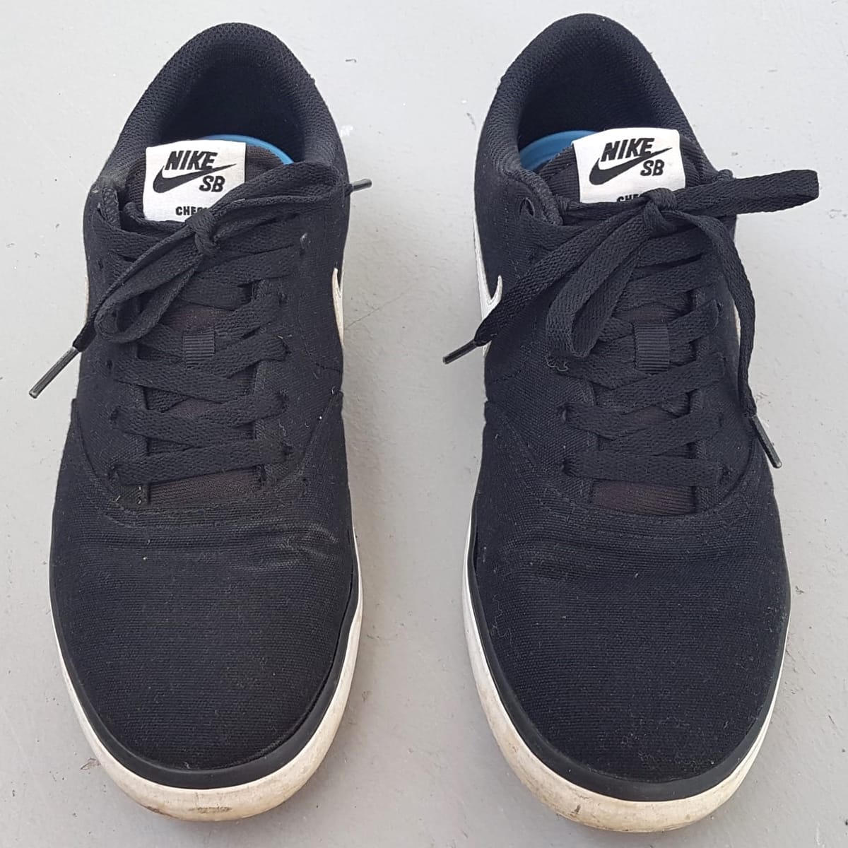 Nike Original NIKE DUNK SB Check Sneakers, US 9.5, UK 8.5, EU 43, CM 27.5, Continental, Solar Soft Black Shoes, White NIKE Logo, Cosmopolitan, Sleek Design, Urban Style, Streetwise, Sophistication, Cult Street Fashion, Roadster, Stunt, Skate, Surf - Photo 6