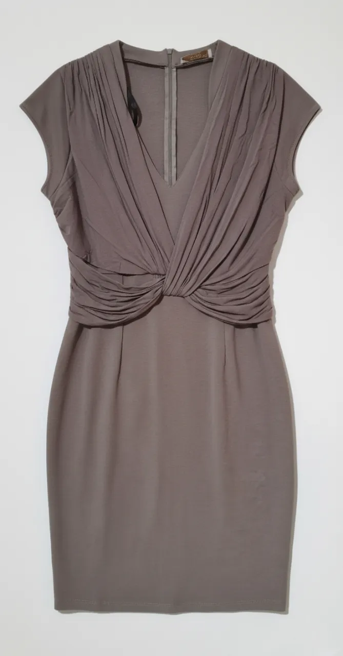 Dorothy Perkins V-Neck Twisted Front Detail Pencil Dress