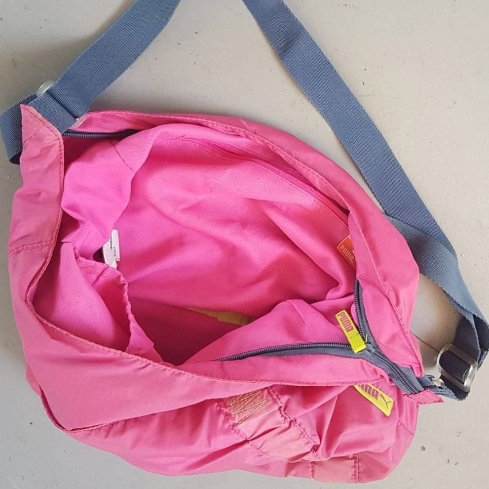 PUMA Hot Pink Crossbody Tote Bag – Sporty Chic Vibes!