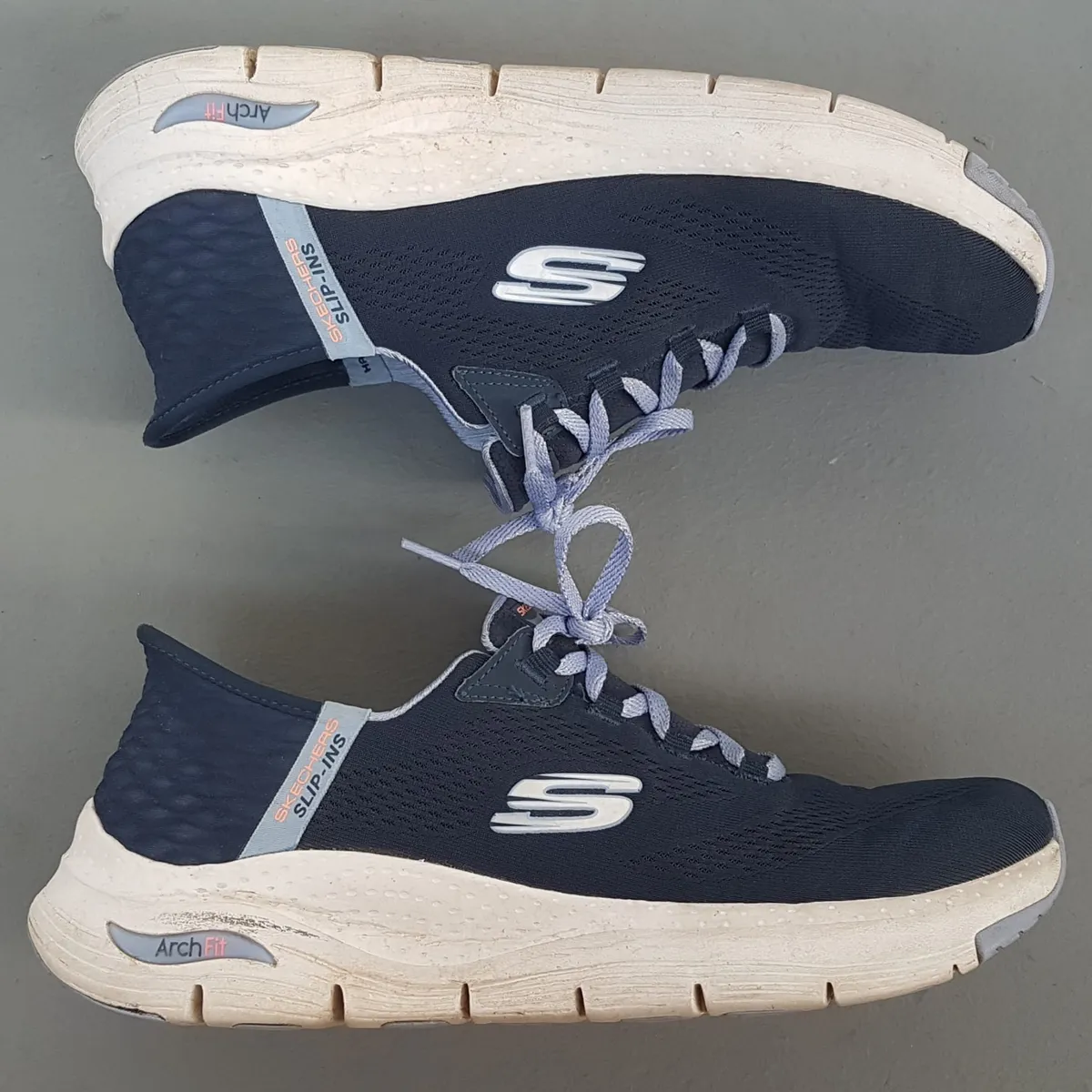 Skechers Original Skechers Hands Free Slip-Ins, Arch Fit, Fresh Flare Model, US 11, UK 8, EU 41, CM 28, Cool Blue Sneakers, Comfortable Walking Shoes, Cosmopolitan, Breathable Mesh, Max Airflow, Lightweight, Living Concepts, Sophistication, Streetwise - Photo 7