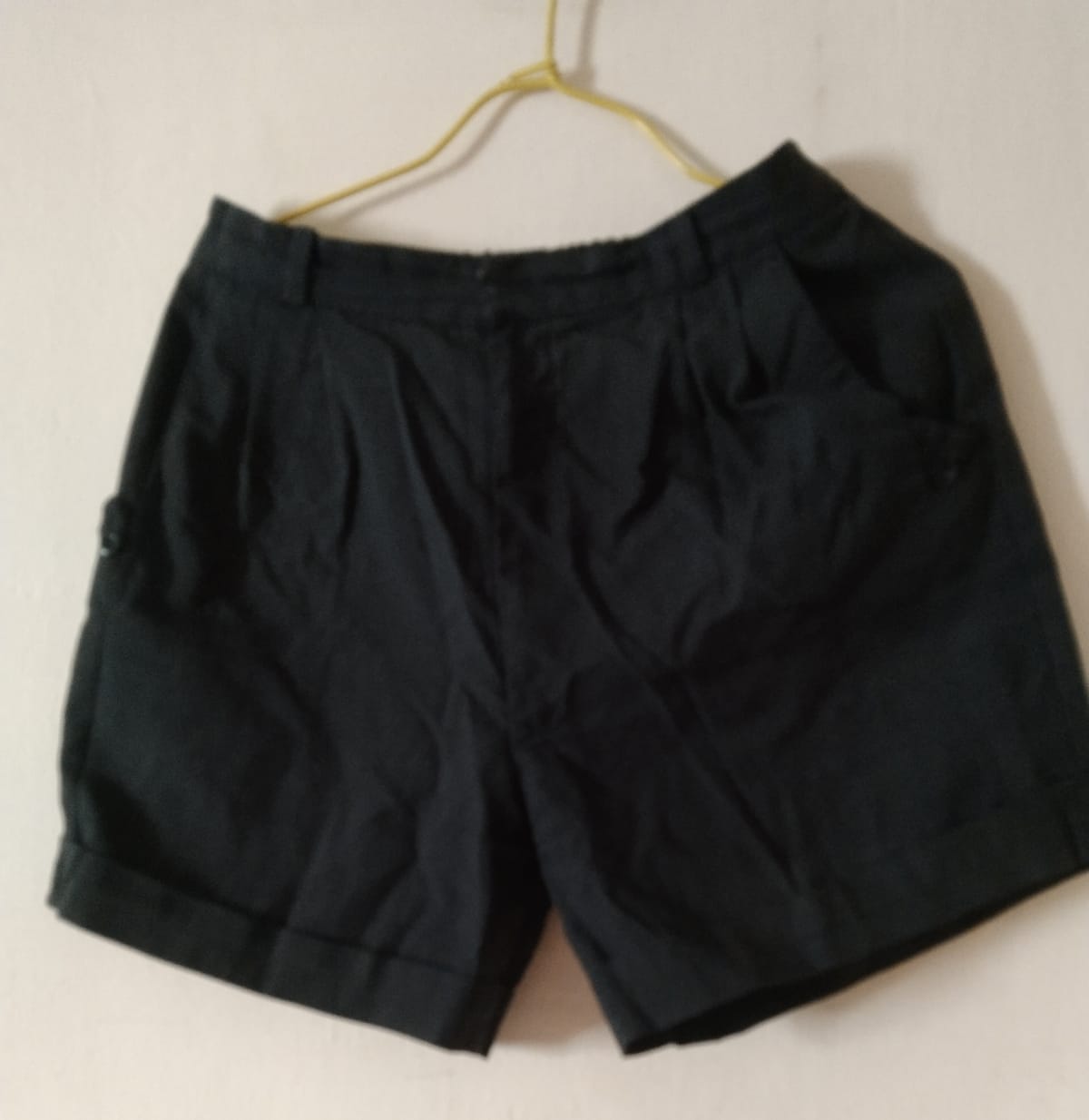 Classic Black High-Waisted Shorts