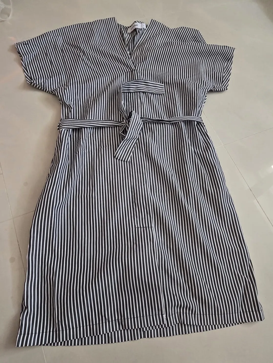 The Editor's Market  The Editor’s Market Striped Wrap Dress