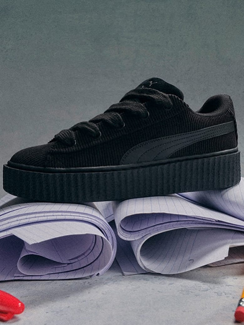 Puma FENTY x PUMA Creeper Phatty In Session Corduroy Black-Gold (UK 5 / EUR 38 / US 6) - Photo 4