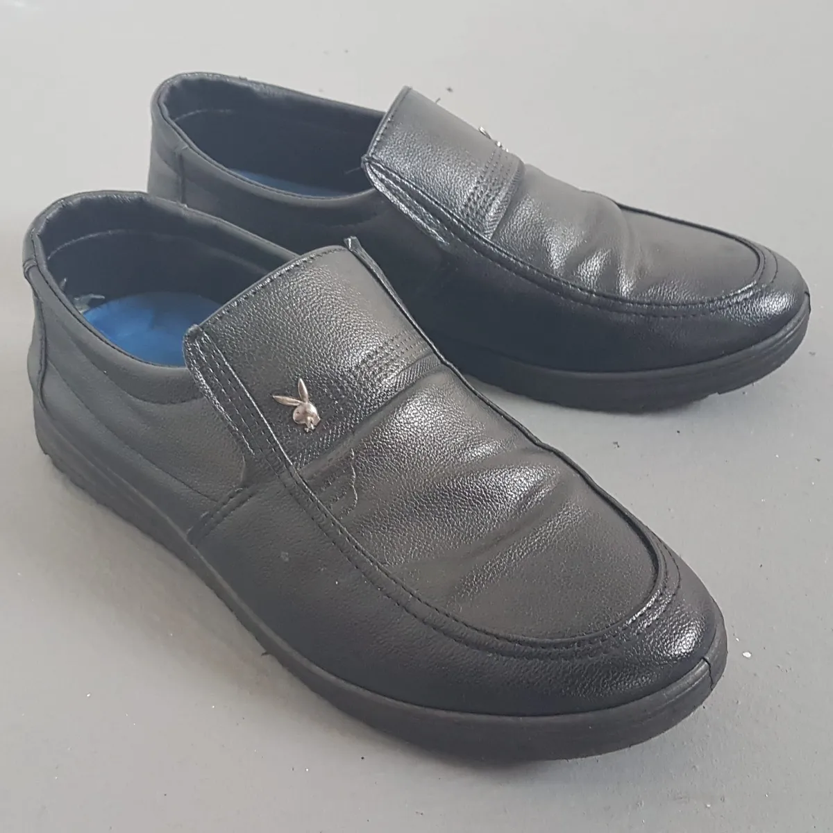 PLAYBOY Playboy Designer Shoes, Black Working Shoes, Cool Loafers, Cosmopolitan, US 7, UK 6, EUR 40, Timeless Classic, Slip-On, Sliders, Sophistication, Luxury Soft Leather, Urban Style, Streetwise, Pop Culture, Everyday Fashion - Photo 10