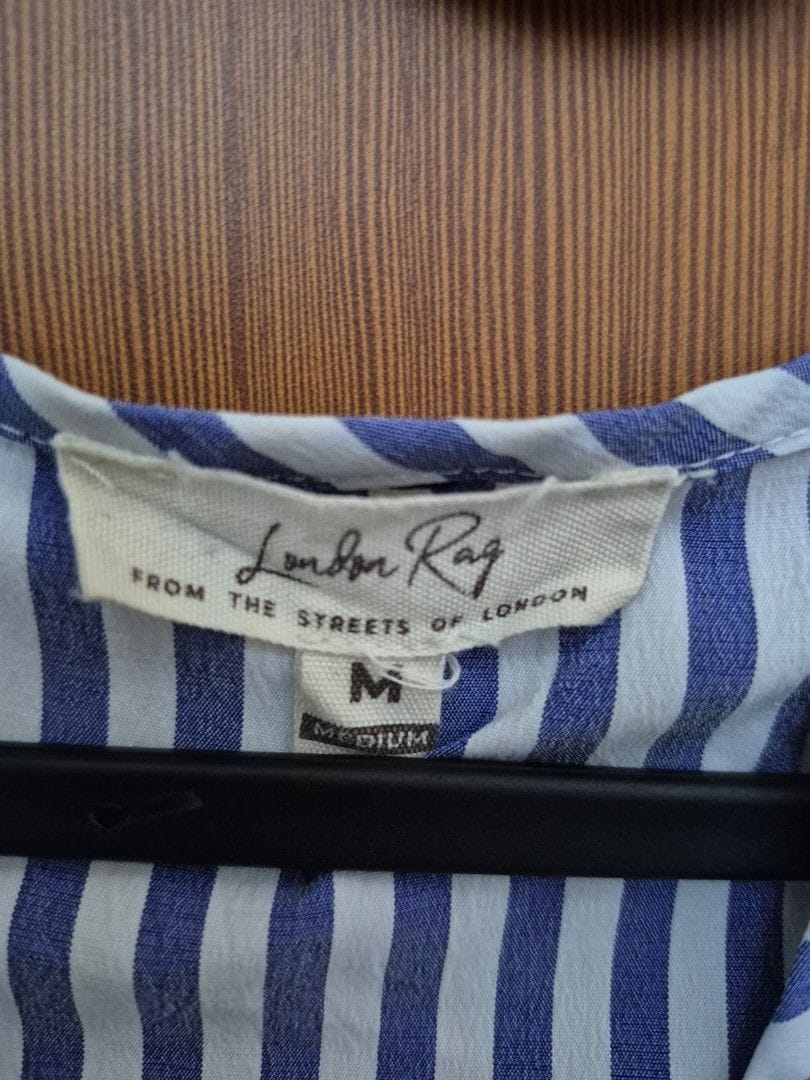 London Rag London Rag Striped Shirt Dress - Chill Vibes 🖤 - Photo 2