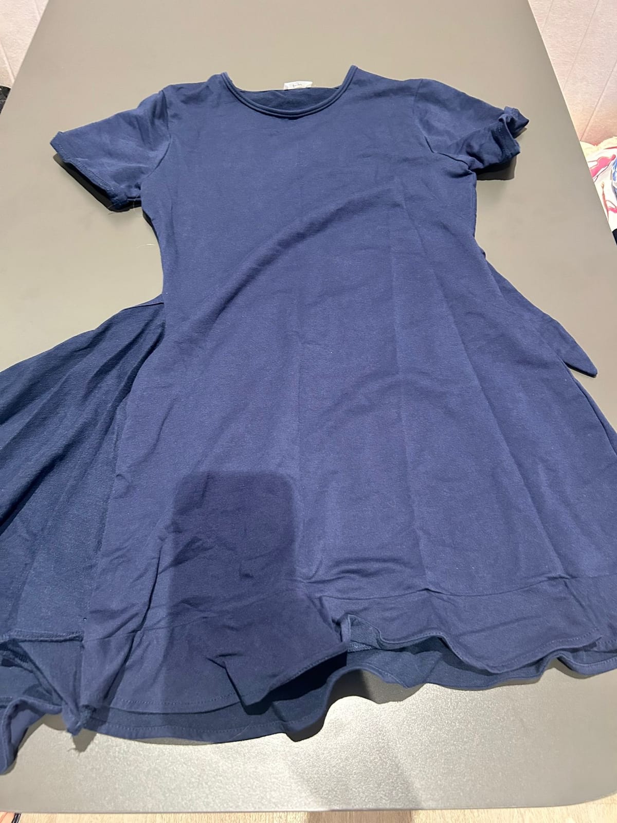 Casual Flowy Navy Dress
