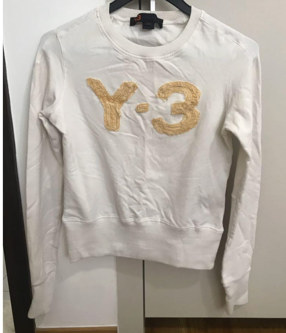Y-3 White Logo Sweatshirt