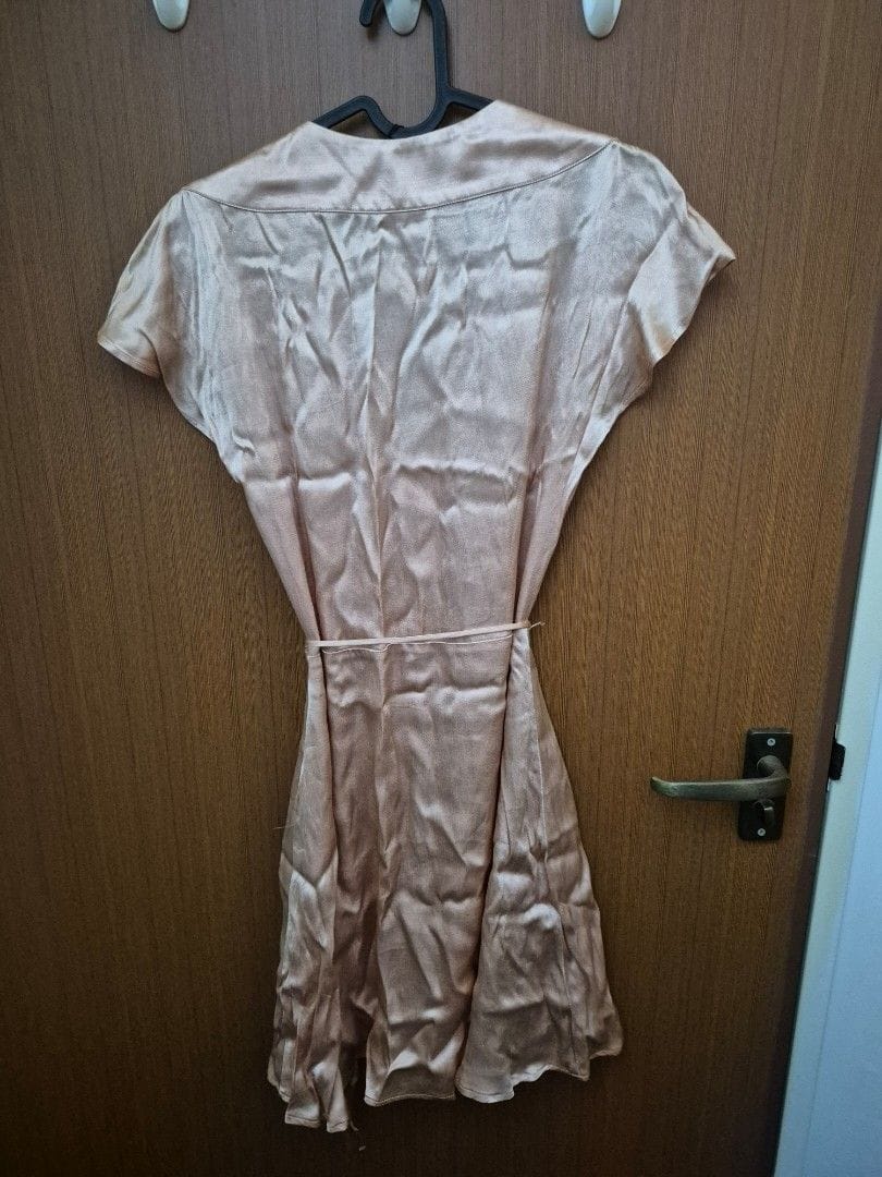 Mango Mango Beige Tie-Waist Dress - XS, Brand New! - Photo 2