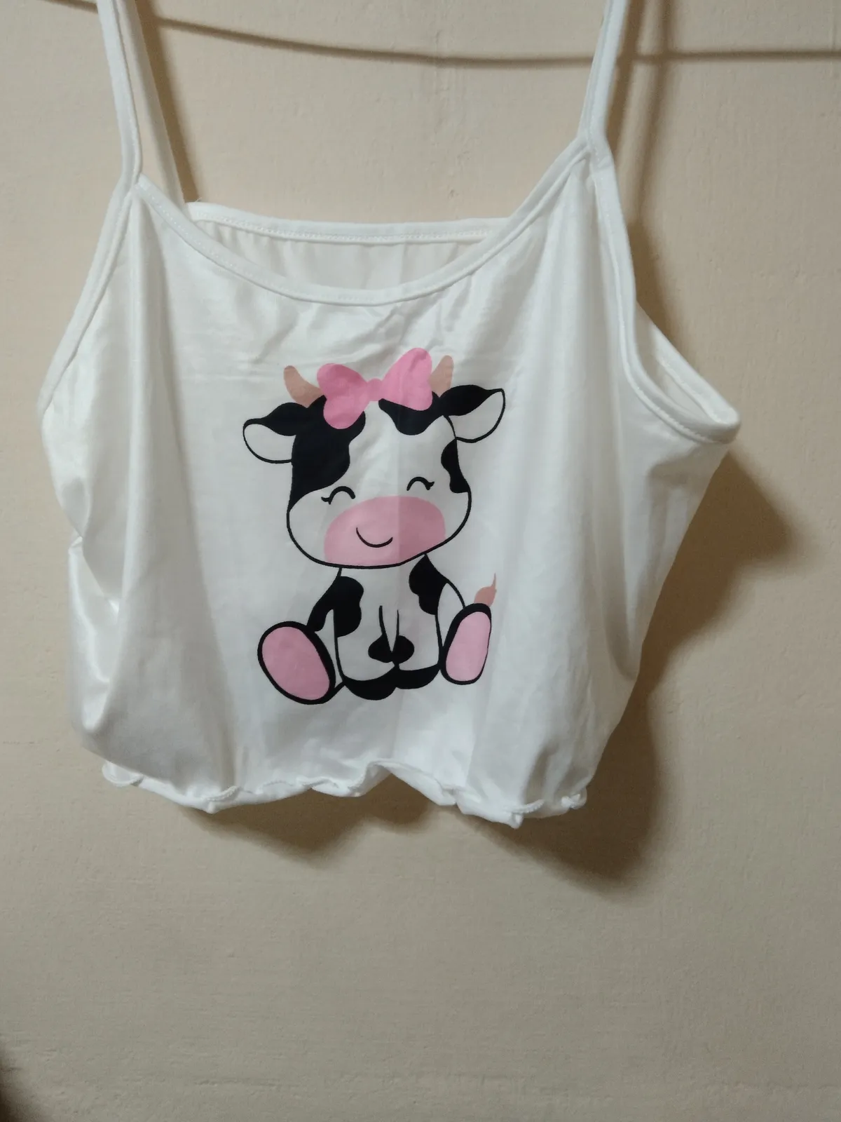 Cute Cow Print Cami Top