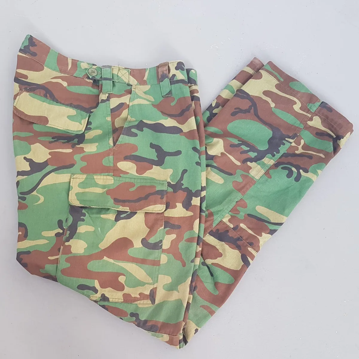 Retro Camouflage Pattern Pants, Size 39, Vintage Military Uniforms, G I Joe Characters, Combat Cargo Pants, Camo Bottoms, Role Play, Call of Duty, Counterstrike, Delta Force, Movie Props, Tactical Gear, Fashion Trousers - Photo 9