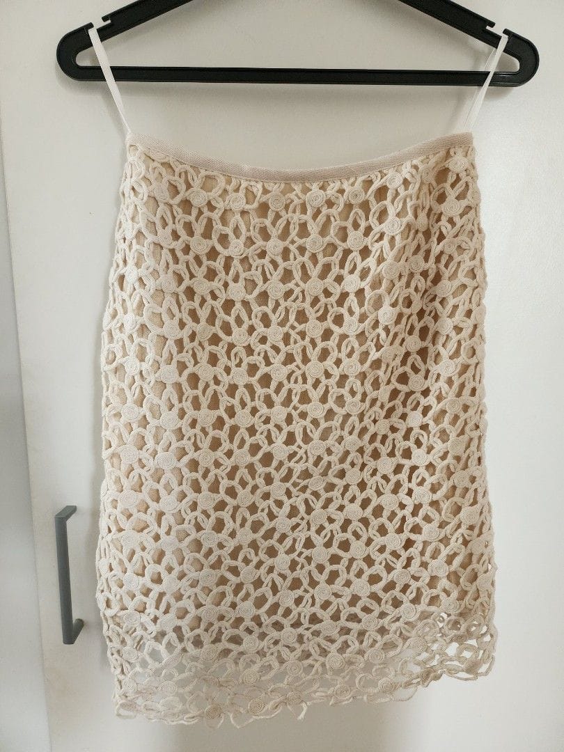 Floral Lace Mini Skirt - Babe Vibes - Photo 4