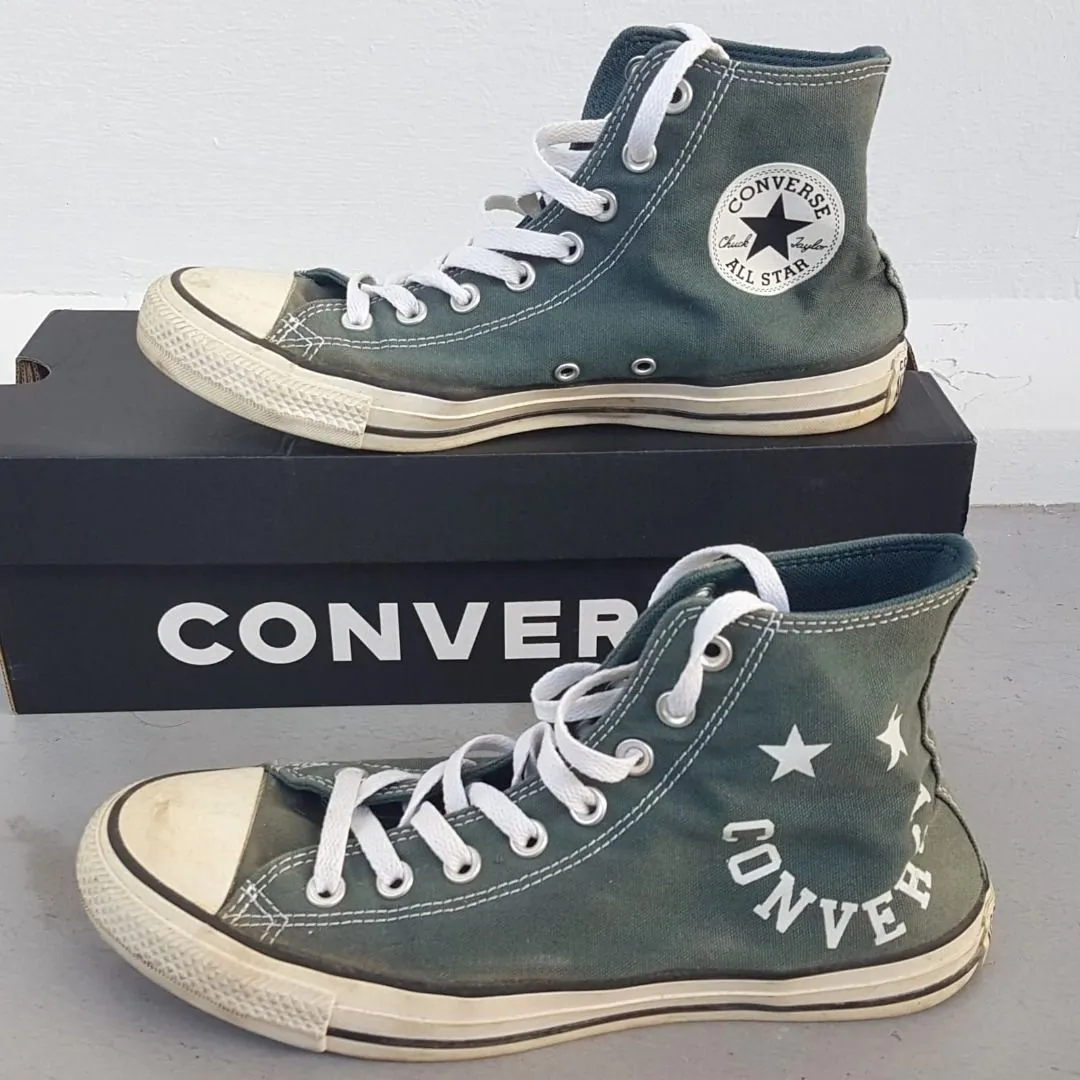 Converse Retro Converse Chuck Taylor All Star Faded Spruce Sneakers, Converse Ankle Top Shoes, US 8, EUR 41.5, CM 26.5, Cosmopolitan, Old Skool, Roadster, Pop Culture, Hip Hop, Rock Star, Cult Street Fashion, Timeless Classic, Urban Style, Everyday Shoes - Photo 4