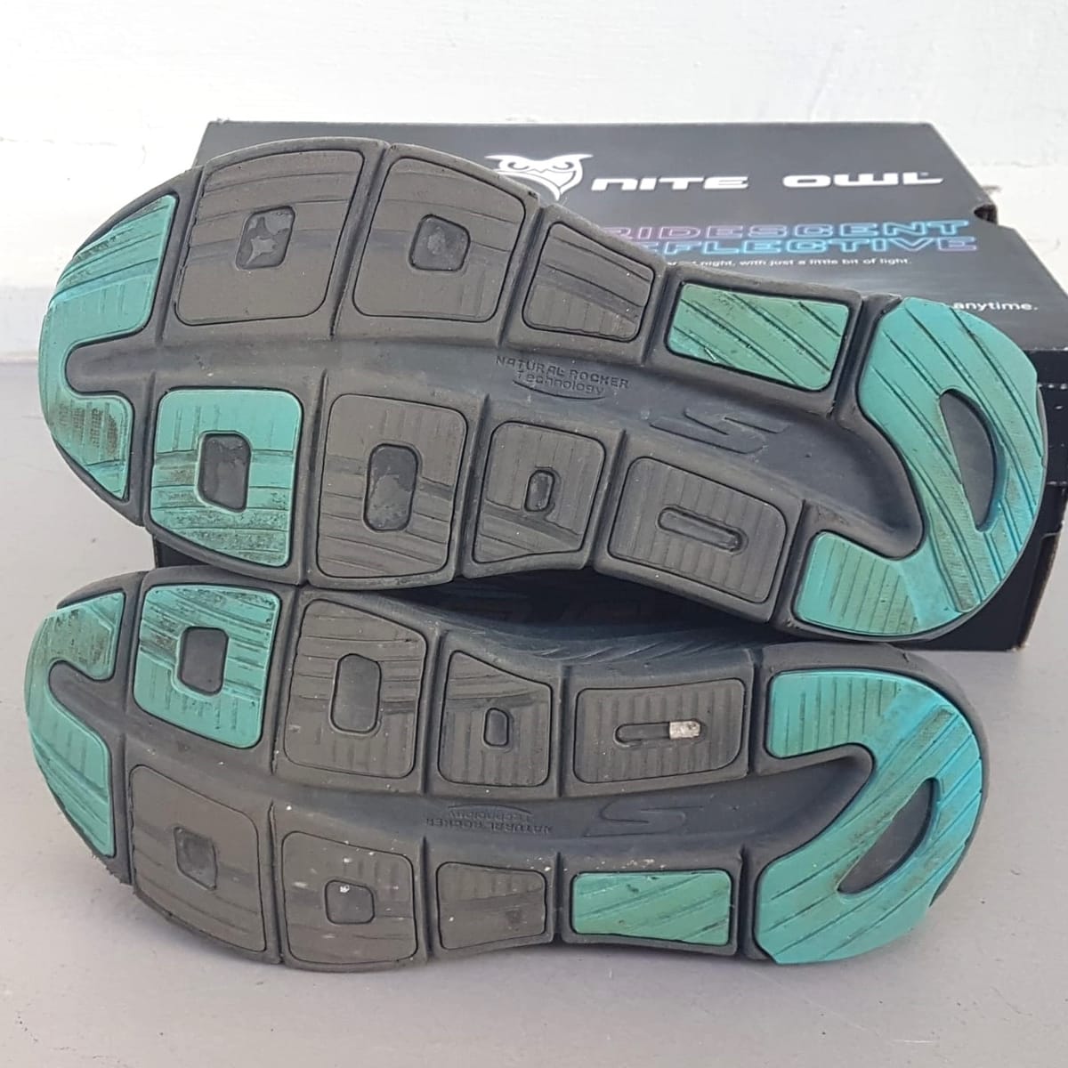 Skechers Tokyo Nite Owl Sneakers, Glow in the Dark, US 8, UK 7, EU 41, Air-Cooled, GOGA Mat, Max Cushioning, Lightweight, Cool Go Run Shoes, Good Year Sole, Multi-Colors, Premier 2.0, Natural Rocker Technology, Sophistication, Cosmopolitan, Pop Culture - Photo 6