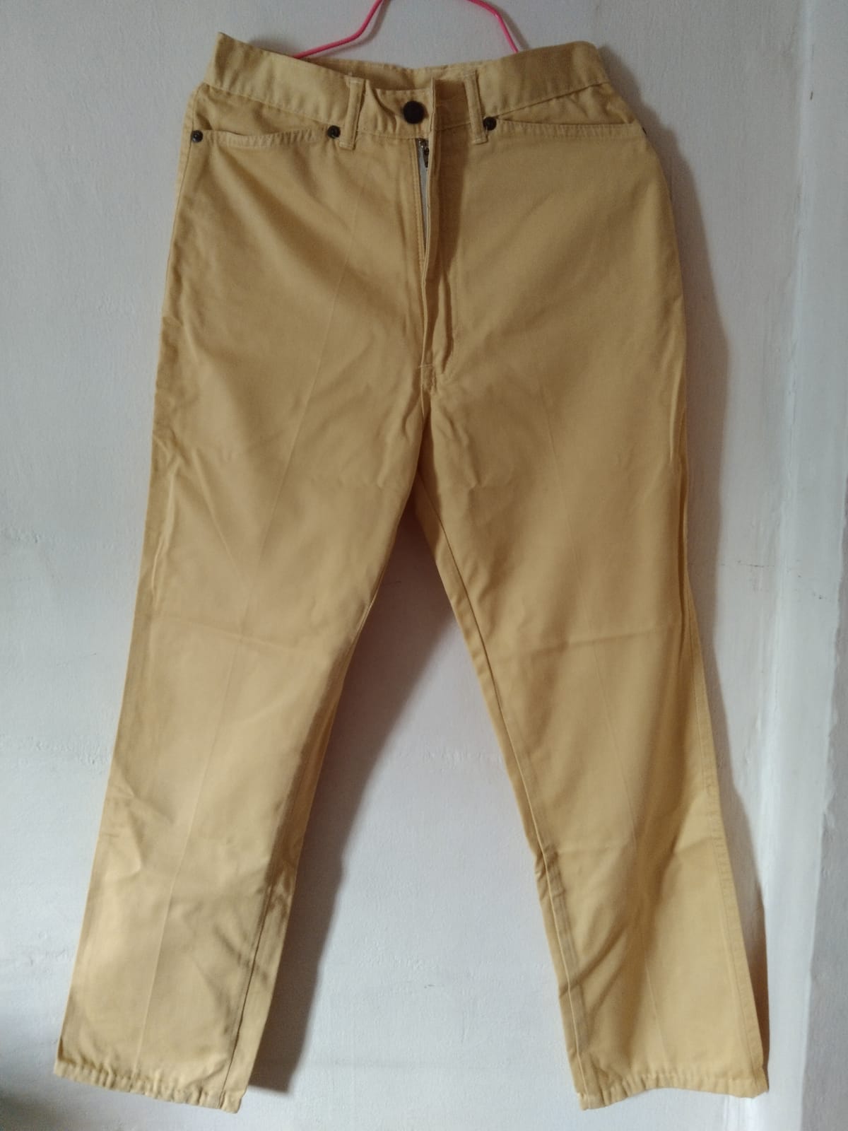 Amco Peaches  Vintage Beige Denim Pants - Photo 2