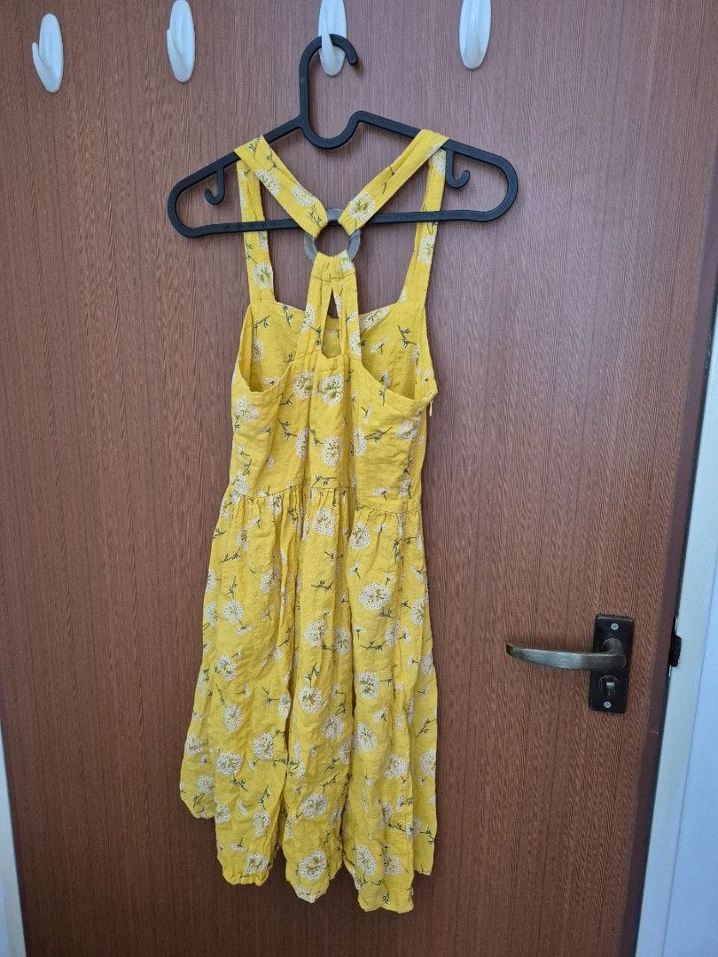 QED London Sunny Vibes QED London Yellow Floral Dress - UK 8 - Photo 5